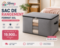 Grand sac de rangement XXL – 70 × 60 × 30 cm