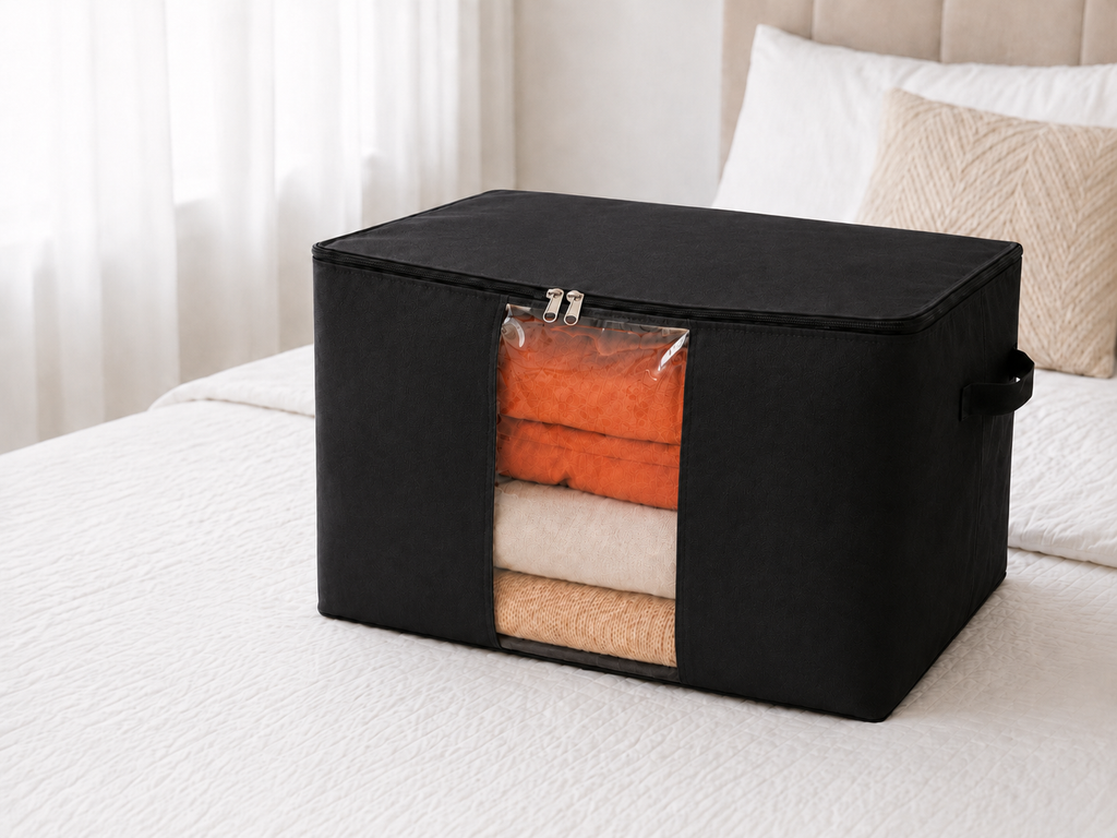 Pack de 3 grands sacs de rangement XXL – 70 × 60 × 30 cm