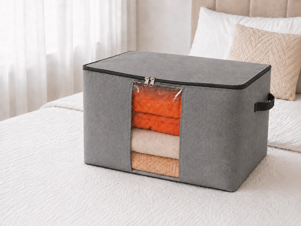 Pack de 3 grands sacs de rangement XXL – 70 × 60 × 30 cm